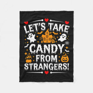 知らない人からキャンディを取ろう1 フリースブランケット