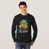 知らない人と話さない地球外エイリアンSci Tシャツ (正面フル)