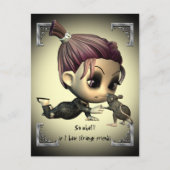 知らない友だちのポストカード ポストカード (正面)