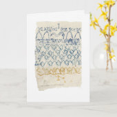 知らない知恵 カード (黄色い花)