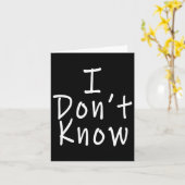 知らない カード (黄色い花)