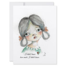 知らなかった – フラットフレームカード