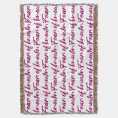 知られている恐怖 スローブランケット (正面縦)