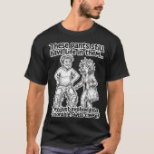 「知らんぷり」カップルの面白グッズ 🤣 Tシャツ (正面)