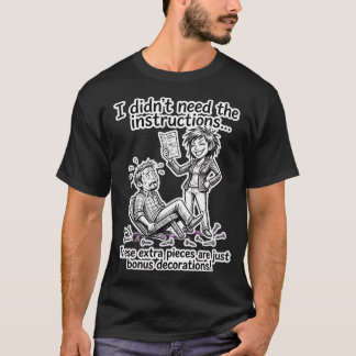 「知らんぷり」カップル - おまけパーツ Tシャツ