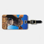 知りたがるジャージーの牛 ラゲッジタグ (正面横)