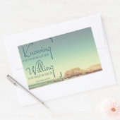 知るだけでは足りない 長方形シール (封筒)