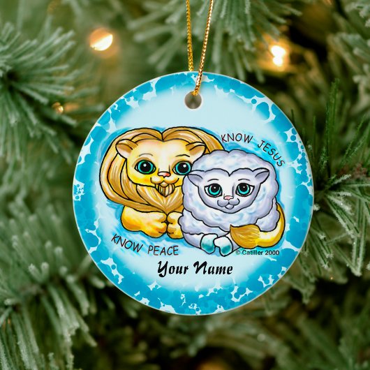 知るイエスクリスチャンオーナメント セラミックオーナメント