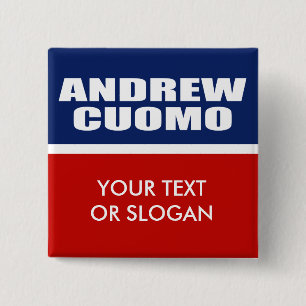 知事のためのアンドリューCUOMO 缶バッジ