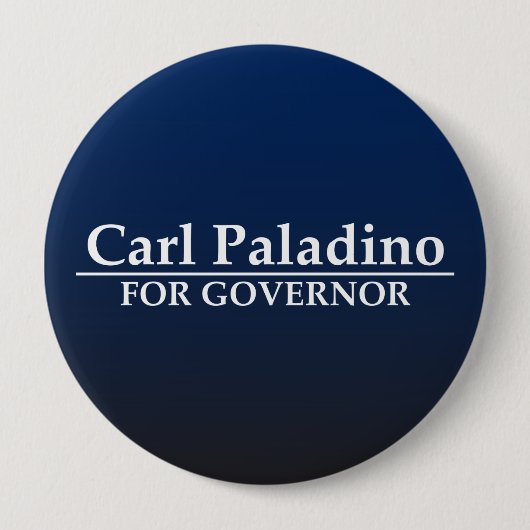 知事のためのカールPaladino 缶バッジ (正面)