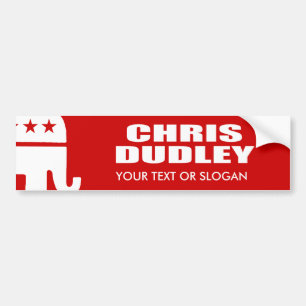 知事のためのクリスDUDLEY バンパーステッカー