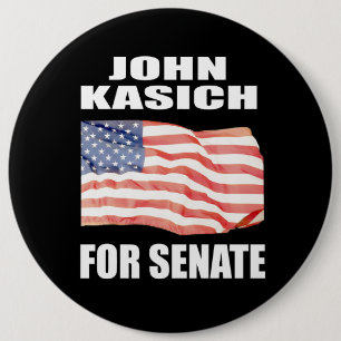 知事のためのジョンKASICH 缶バッジ