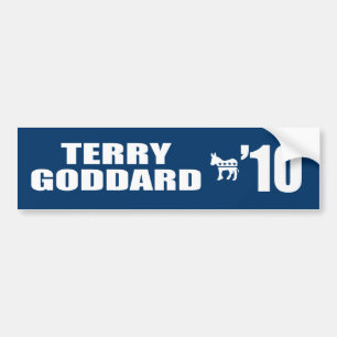 知事のためのテリーGODDARD バンパーステッカー