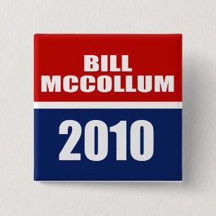 知事のためのビルMCCOLLUM 缶バッジ