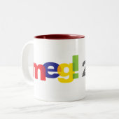 知事のためのメグ・ホイットマン ツートーンマグカップ (正面左)