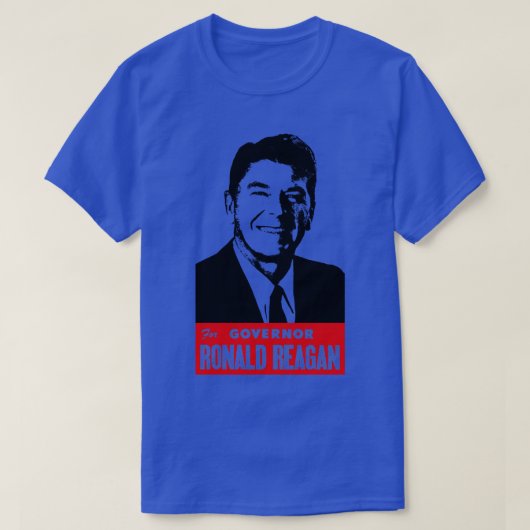 知事のためのレーガン Tシャツ (デザイン正面)