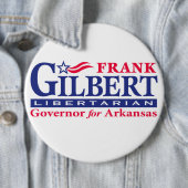 知事のための率直なGilbert 缶バッジ (インサイチュ)