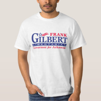 知事のための率直なGilbert Tシャツ