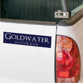 知事のためのGoldwater バンパーステッカー (トラック上)