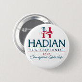 知事のためのHadian 缶バッジ (正面&裏面)