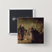 知事の前 缶バッジ (正面&裏面)