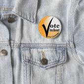 知事ボタンのための投票Vinehout 缶バッジ (インサイチュ)
