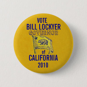 知事ボタンのための2010年のビルLockyer 缶バッジ