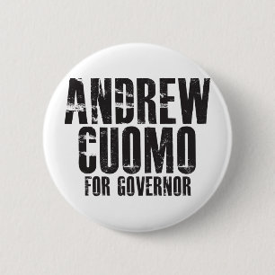 知事2010年のためのアンドリューCuomo 缶バッジ