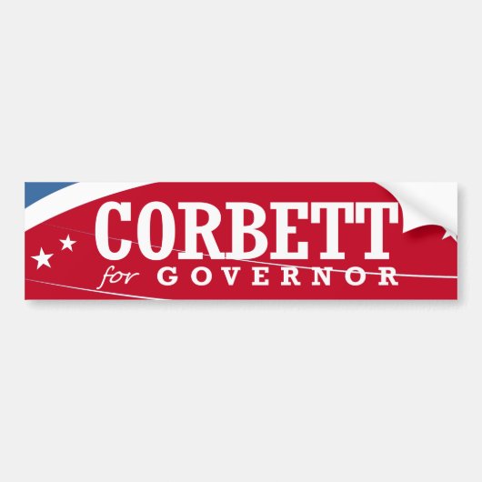 知事2014年のためのCORBETT バンパーステッカー (正面)