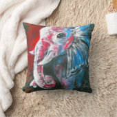 知性があるでエレガントな象 クッション (ブランケット)