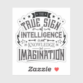 知性の本当の印 シール