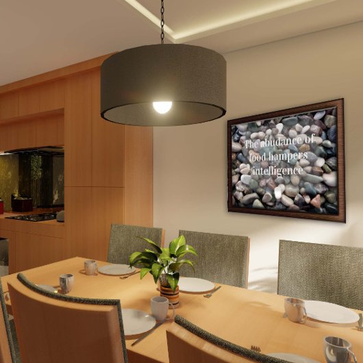 知性の知恵の感動的ポスター ポスター