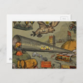 知性の行進 ポストカード (正面/裏面)