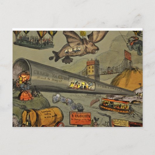 知性の行進 ポストカード (正面)