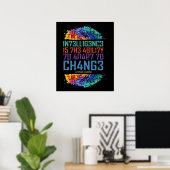 知性は変化に適応する能力である ポスター (ホームオフィス)