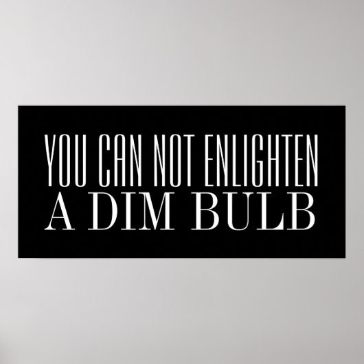 知性ユーモア ポスター (正面)