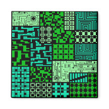 「知性」の四角い磁石