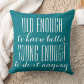 知恵おもしろい：十分に古い… クッション (ブランケット)