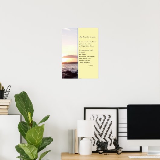 知恵があなたのものでありますように。 ポスター (ホームオフィス)