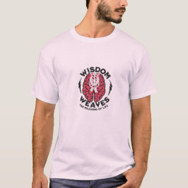 "知恵が人生の意味を織りなす" Tシャツ – Inspi