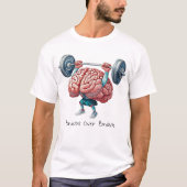 知恵が力に勝る Tシャツ (正面)