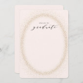 知恵きらめくアドバイスカードの卒業式 アドバイスカード (正面/裏面)