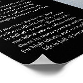 知恵とアヒルの水によるデシデラータ ポスター (角)