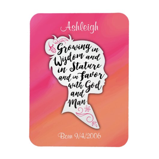 知恵と好意の磁石の成長 マグネット (縦)