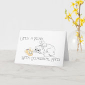 知恵と知恵を持つ人 カード (黄色い花)