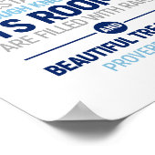 知恵によって家が建てられる,箴言24:3-4 ポスター (角)