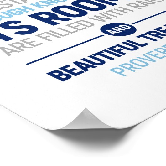 知恵によって家が建てられる，箴言24:3-4 ポスター (角)