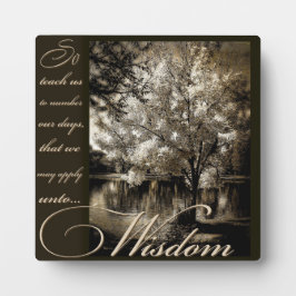 知恵のかけ フォトプラーク