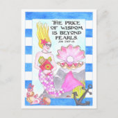 知恵のはがき感動的の真珠 ポストカード (正面)