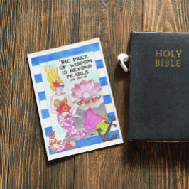 知恵のはがき感動的の真珠 ポストカード